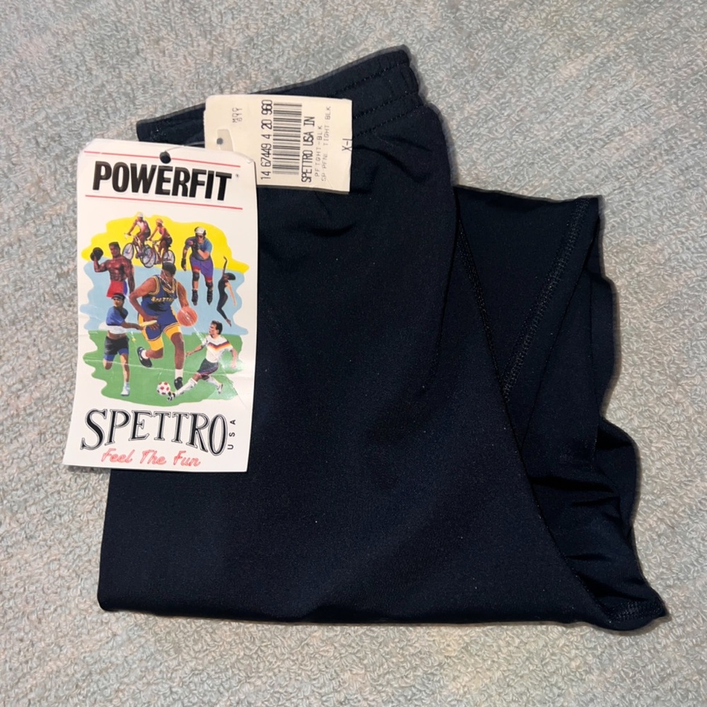 Men's X-Large vintage black Spettro athletic pants